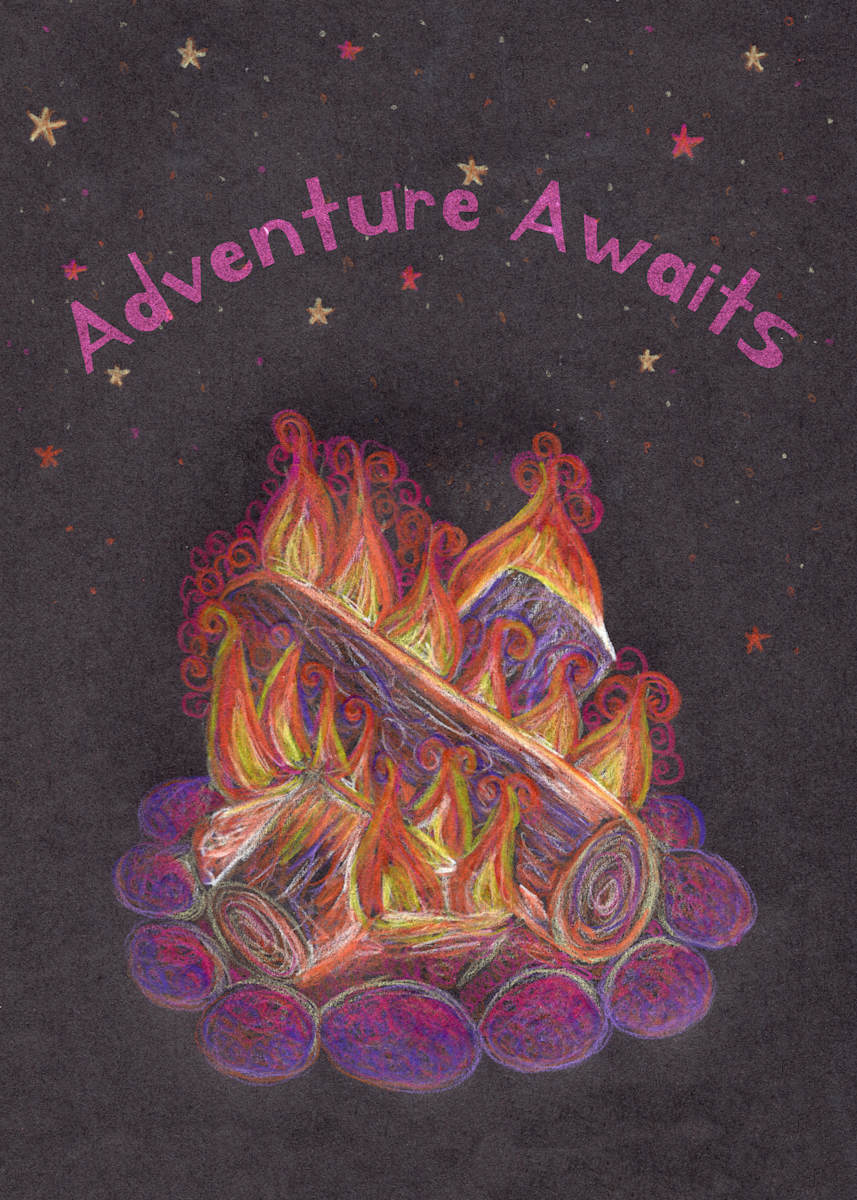 Camping adventure by Janet Danforth, Image 1.