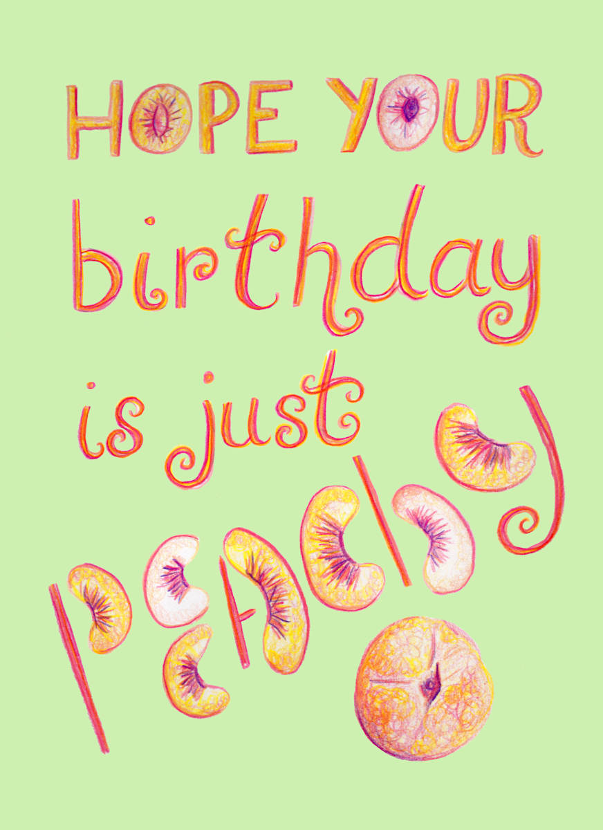 Just peachy by Janet Danforth, Image 1.