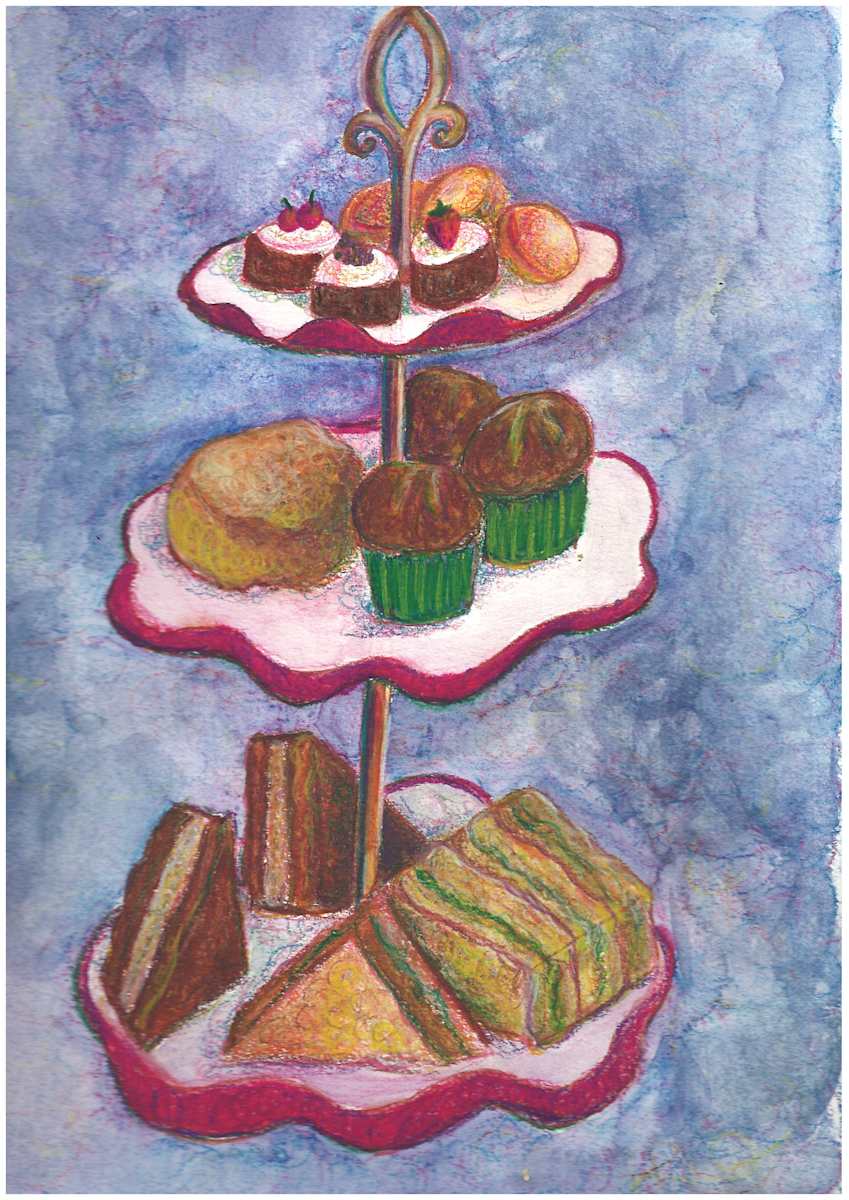 Tea party snacks by Janet Danforth 