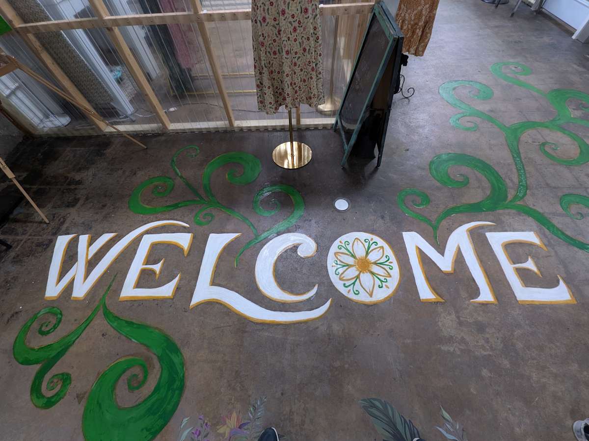 Welcome Mural by Janet Danforth, Image 1.