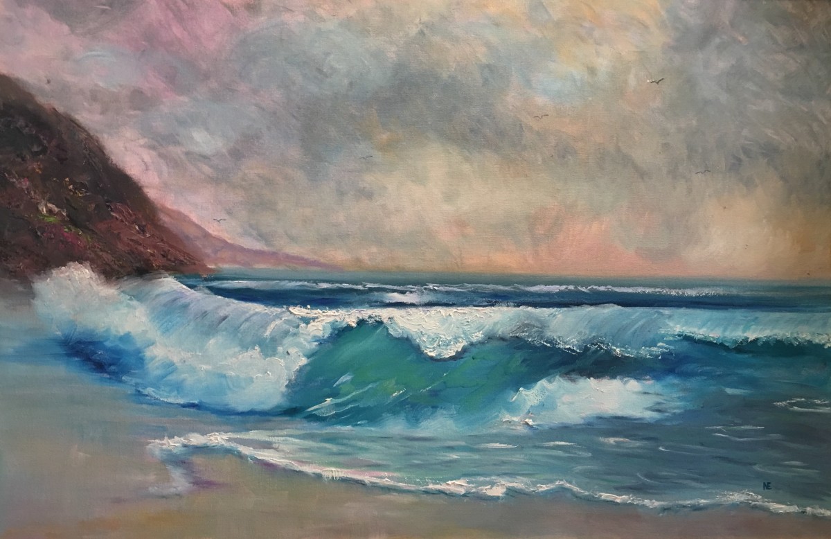 Sea Light Glass by nancy earle 