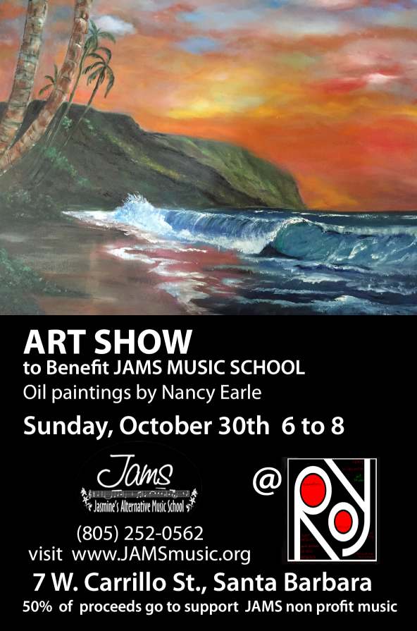 Previous Art Benefit at Roy Restaurant by nancy earle, Image 1.
