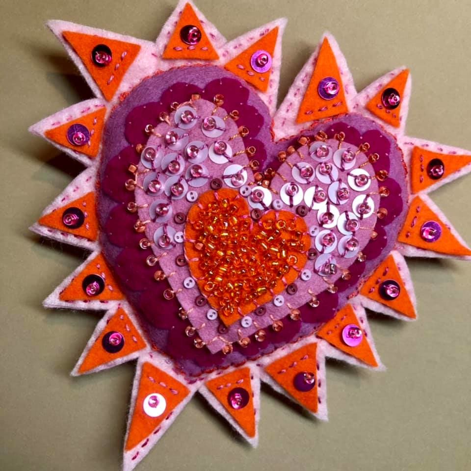 MIlagros ~ Pink, lavender and orange 