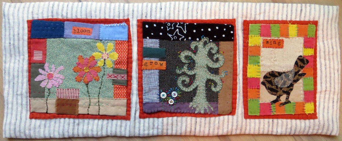 Spring Story ~ Story Quilt  by Jane LaFazio 