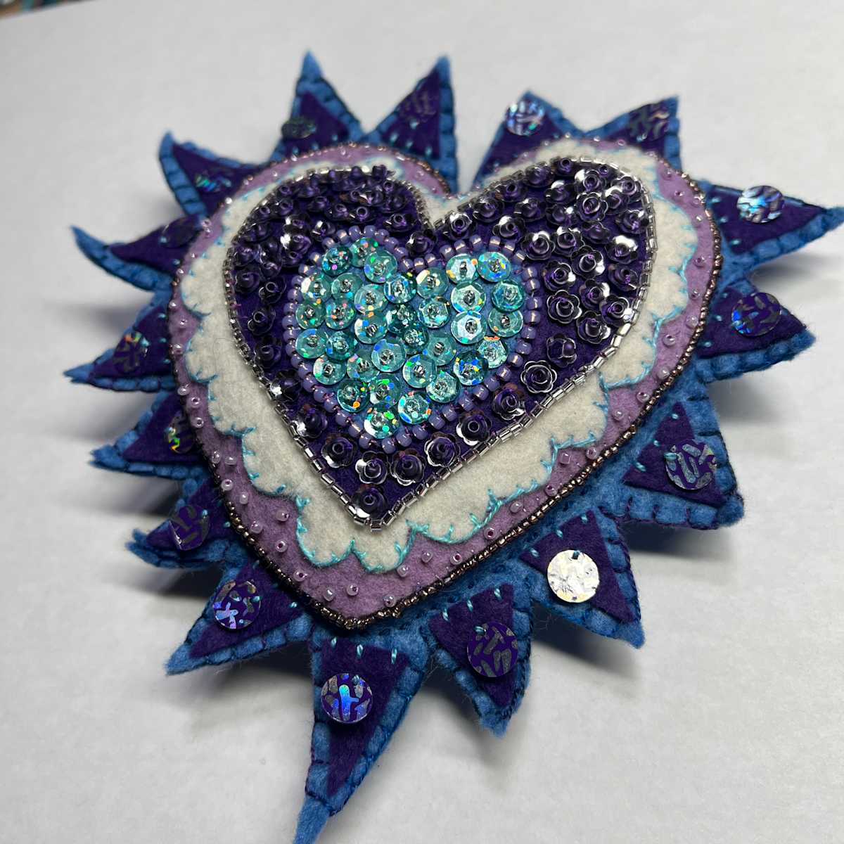 Milagro in purples for Lorie by Jane LaFazio, Image 1.