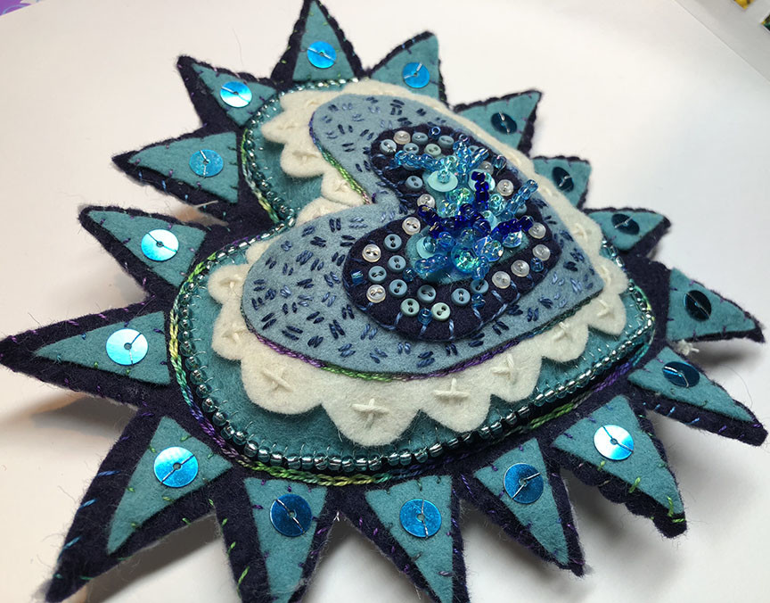 Milagros  blues by Jane LaFazio 