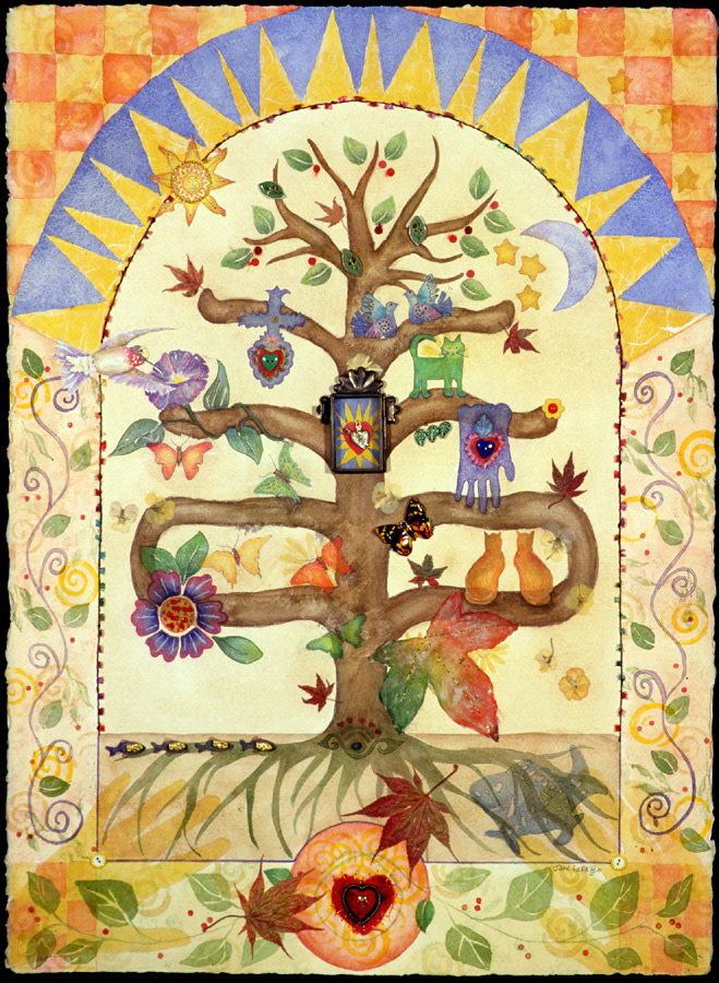 Tree of Life ~ Guadalupe by Jane LaFazio 