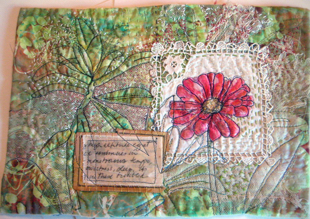 Red Zinnia by Jane LaFazio 