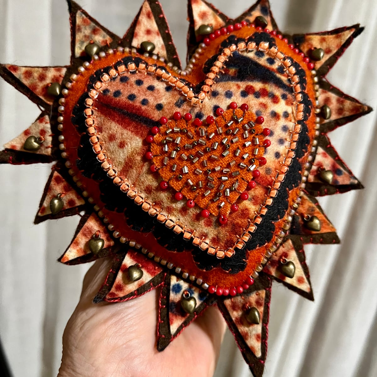 Milagros ~ redhead's cribbage board by Jane LaFazio 