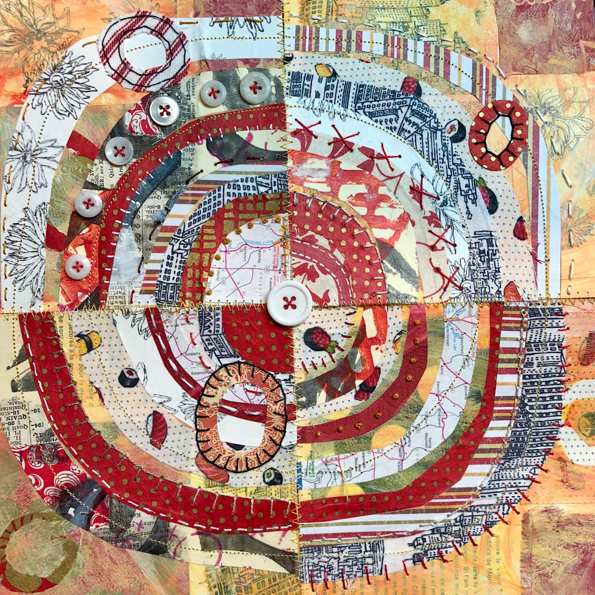 Tiny Sushi ~ Recycled Circles by Jane LaFazio, Image 2.