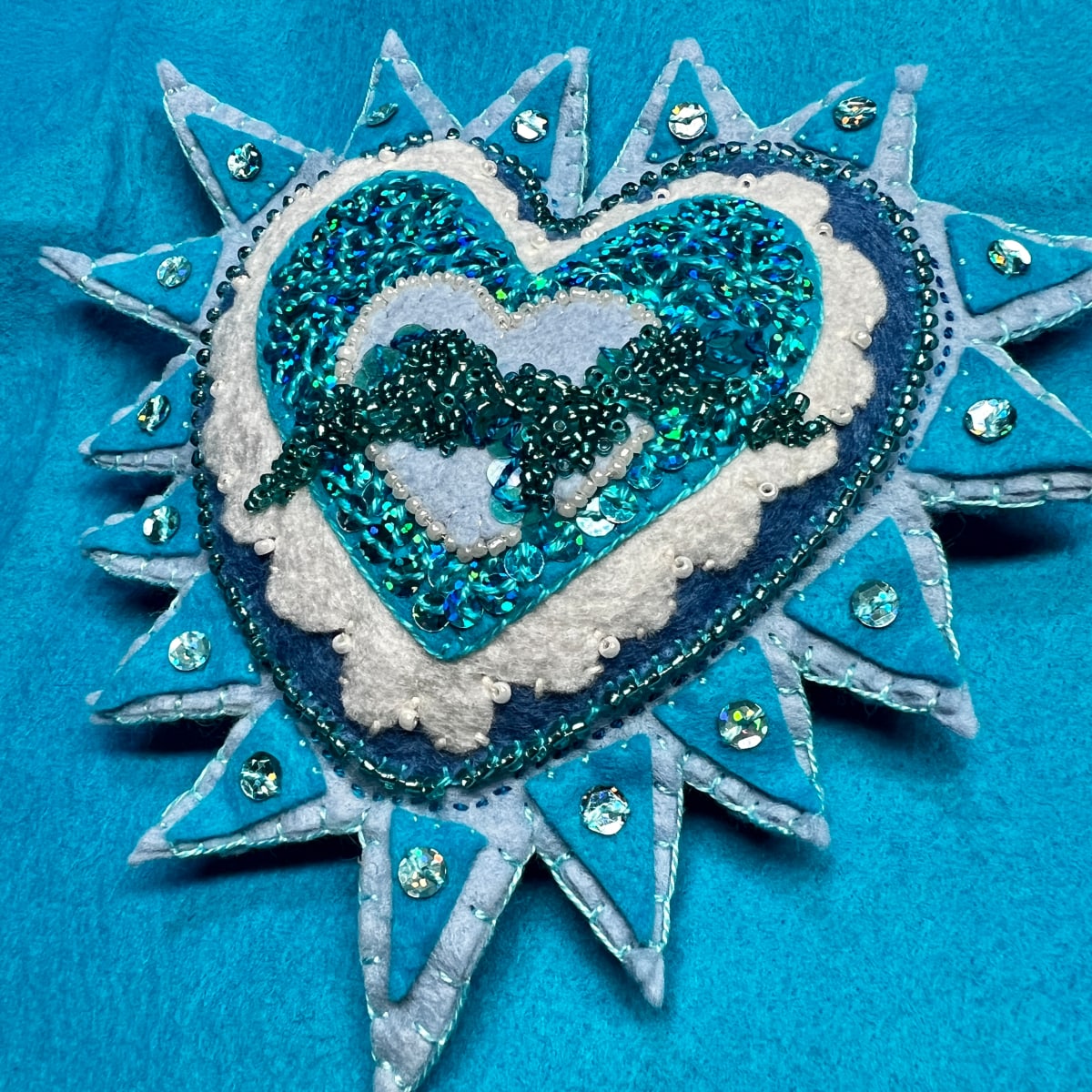 Milagros ~ Turquoise Tide by Jane LaFazio, Image 3.