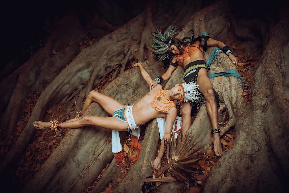 Kukul y Q'aq'awitz by CORTNEY MANSANAREZ, Image 4.