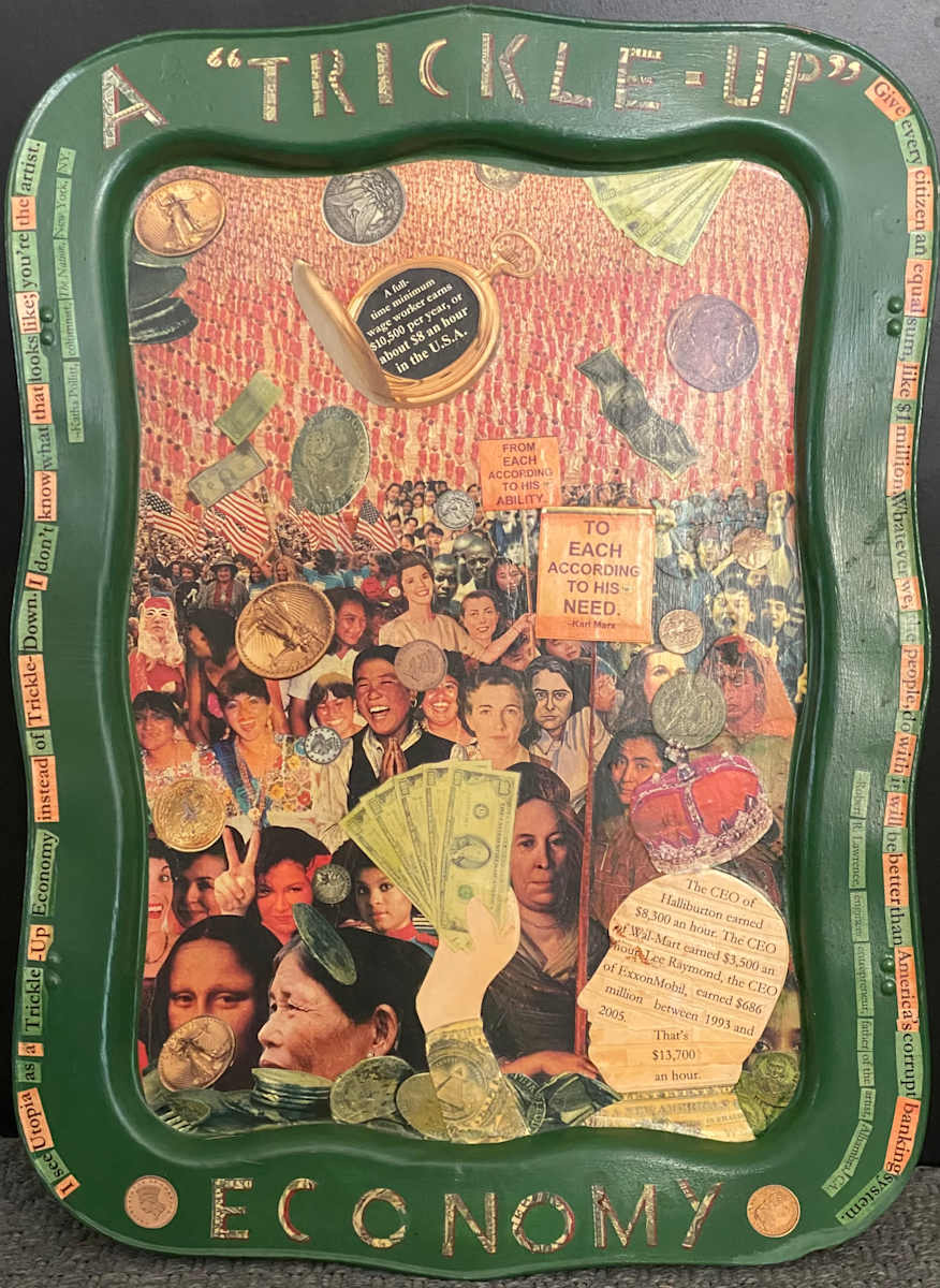 Trickle-Up Utopia Tray by Deborah Faye Lawrence, Image 2.