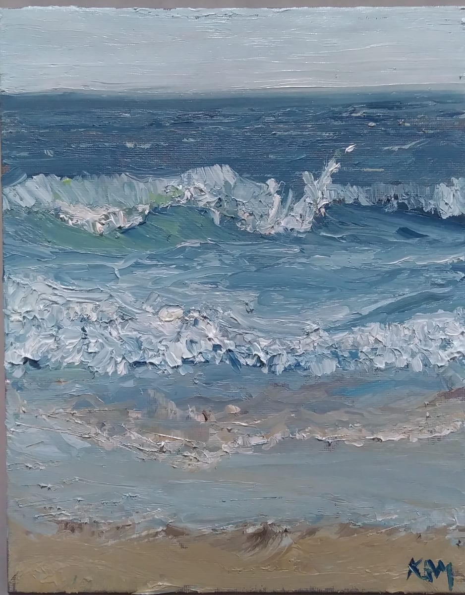 Labor Day 2021 by Karla Mulry  Image: Summer's fullness meets the shore
Plein Air