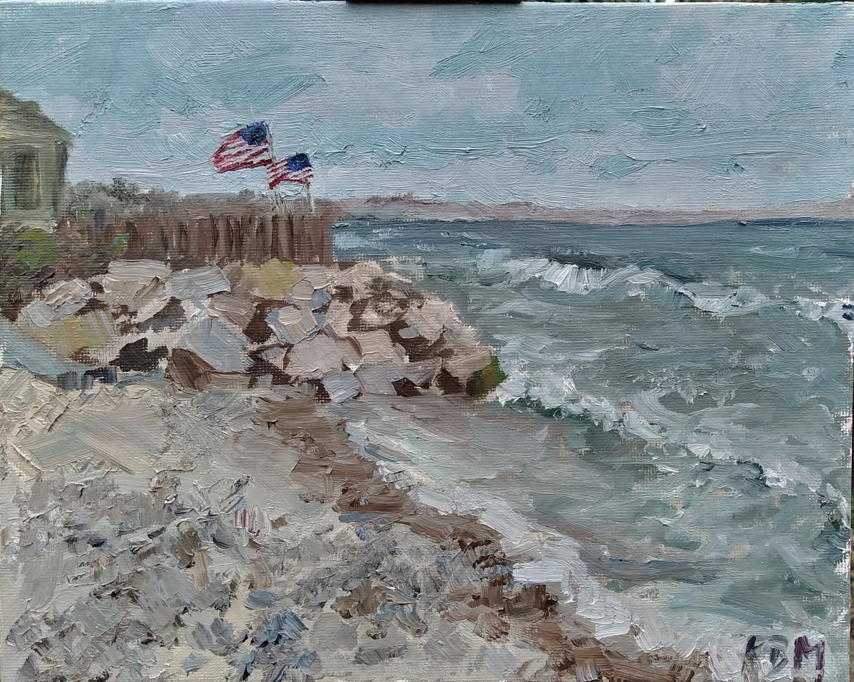 July 4th Buccaneer Beach by Karla Mulry 