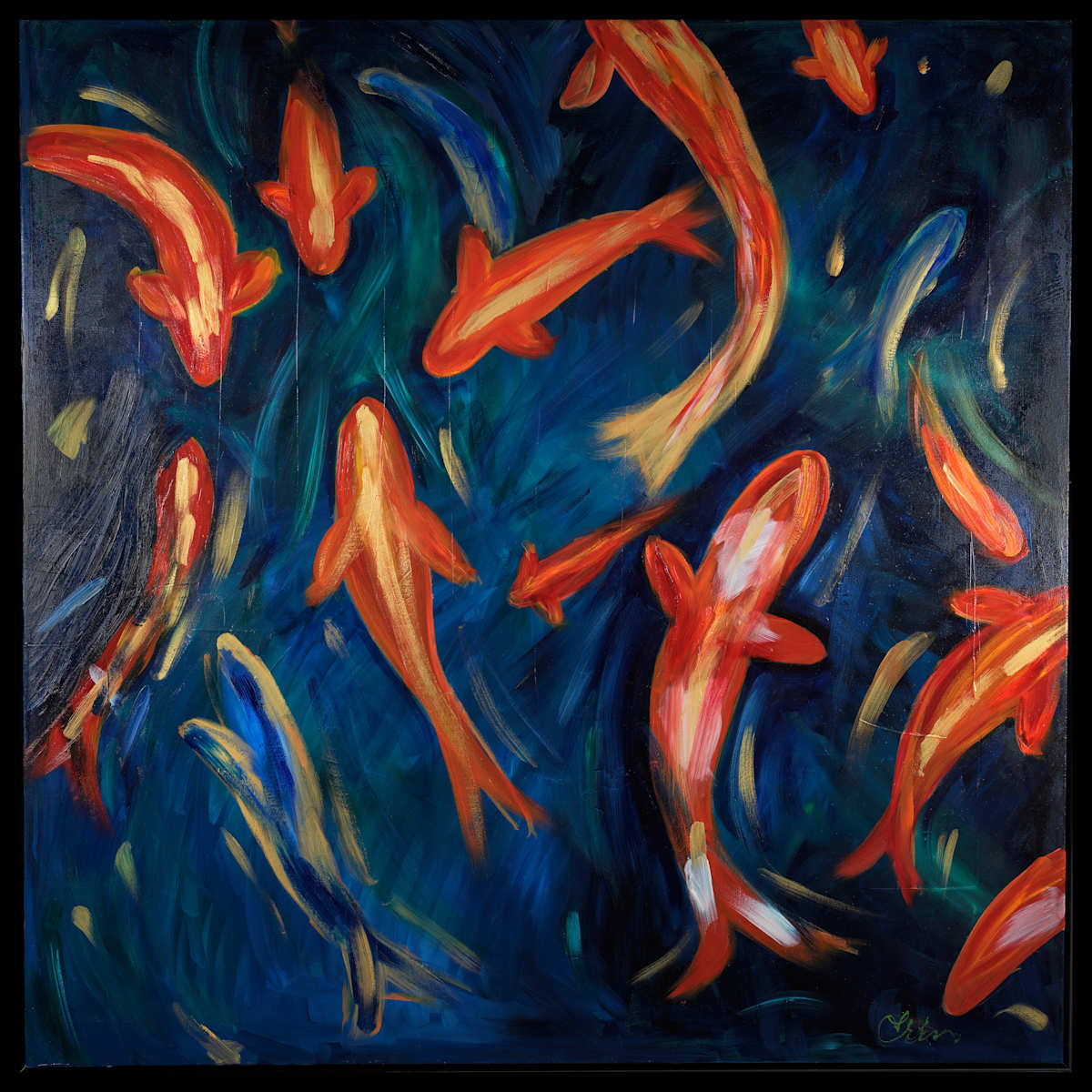 Busy Koi by Erin Bowling 