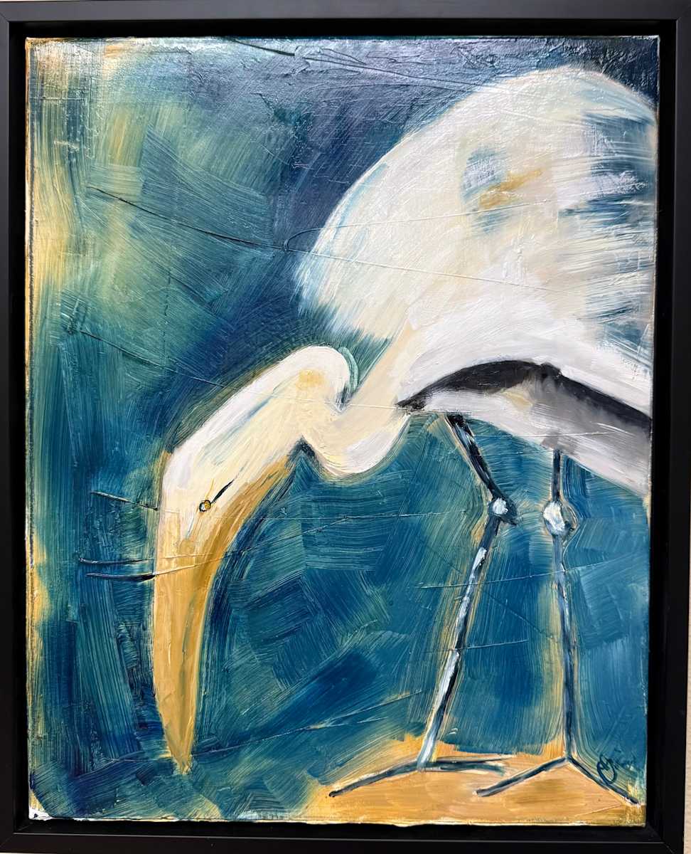 Egret Looking for Lunch #1 by Erin Bowling, Image 3.