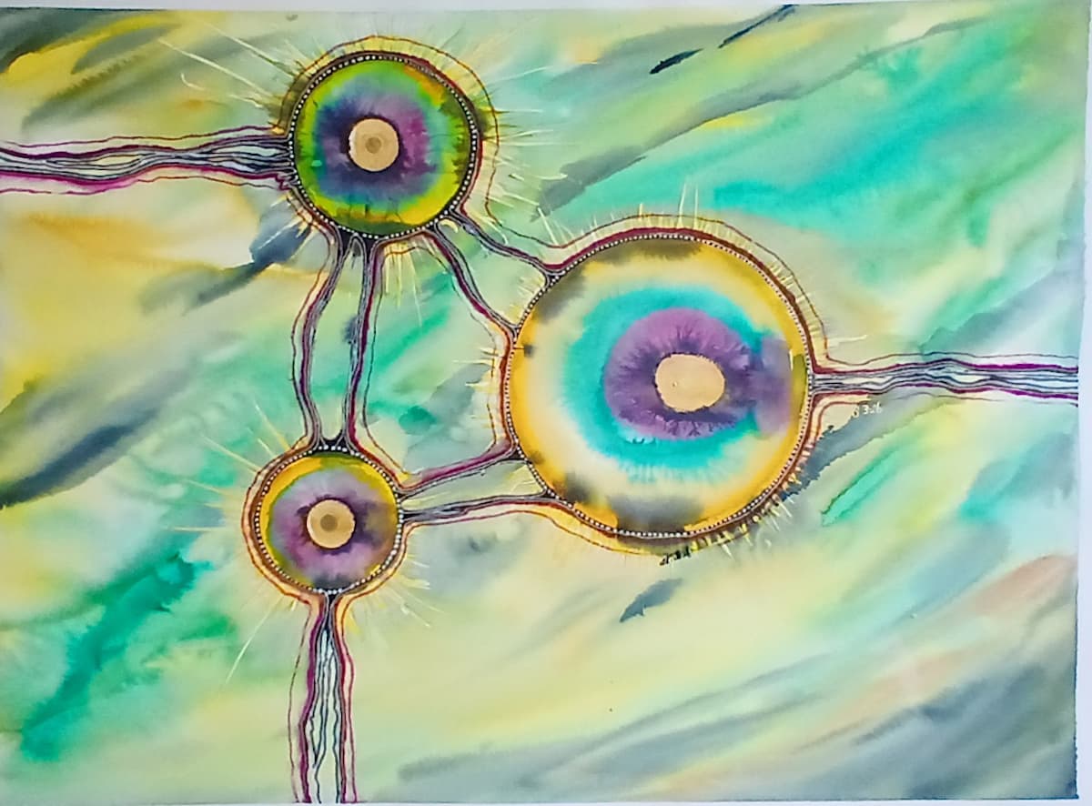 Cellular Connections by Jennifer Sharman, Image 1.