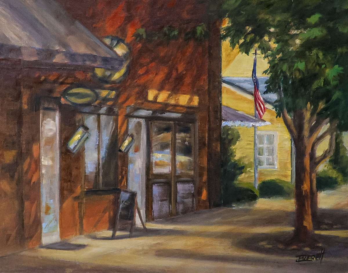 Blue Ridge Street Scene by Julee Everett  Image: Blue Ridge Street Scene