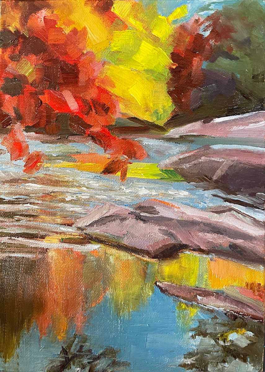 Cartecay Reflections by Julee Everett  Image: Cartecay Reflections