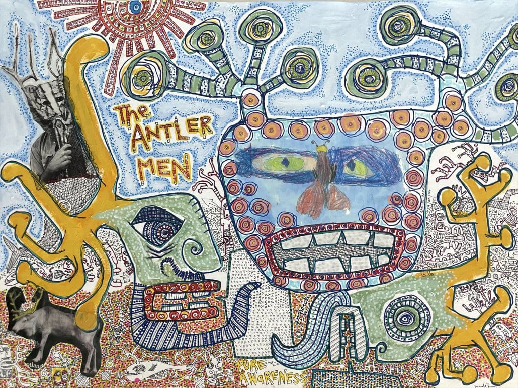 "the antler men" by Dougie Padilla 