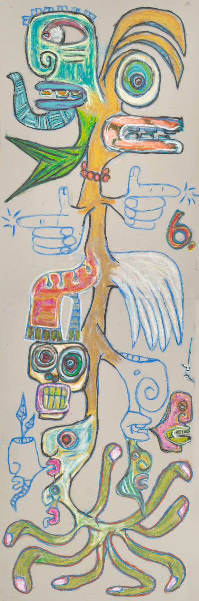 "conversations with Jim spirit tree #6" by Dougie Padilla 