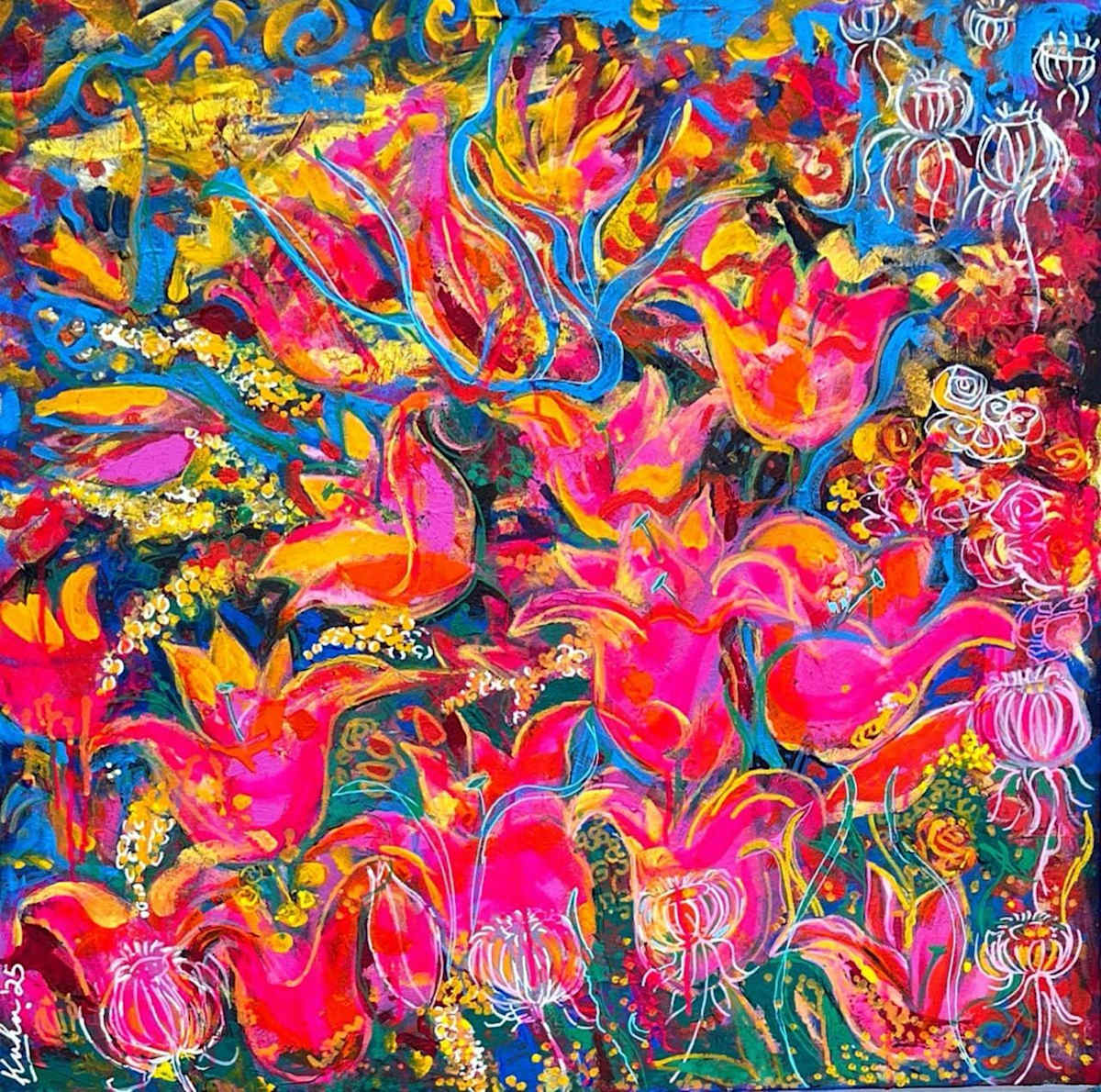 Lilies in Exuberance by Kuhu, Image 1.