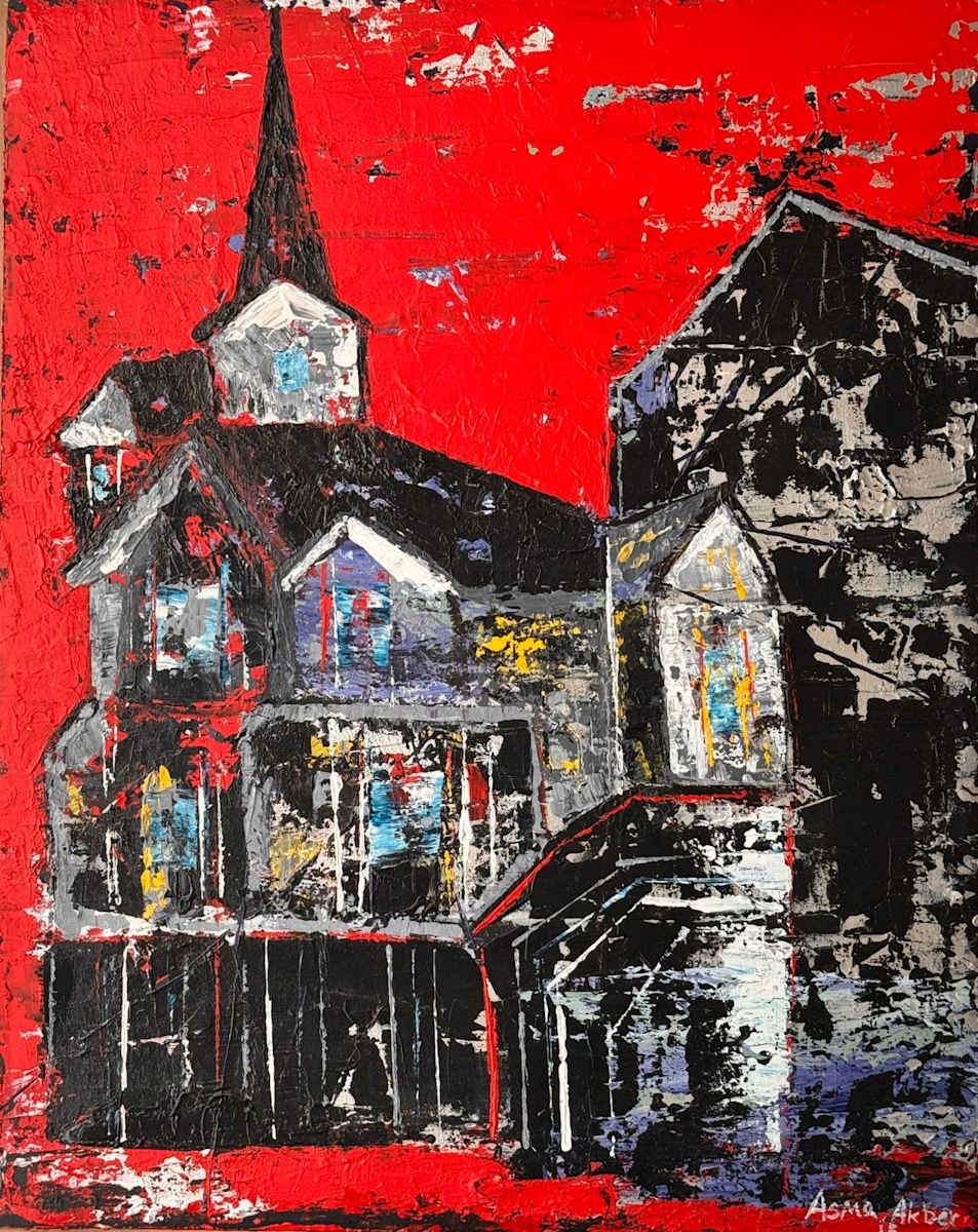 The Red Sky by Asma Akber, Image 1.