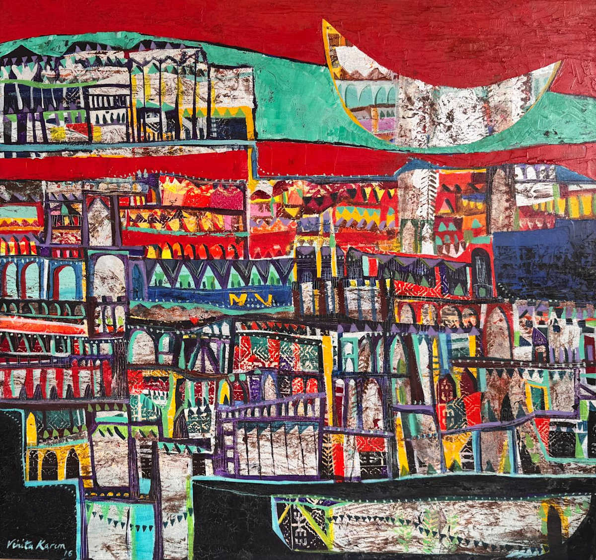 Silver Moon by Vinita Karim, Image 1.