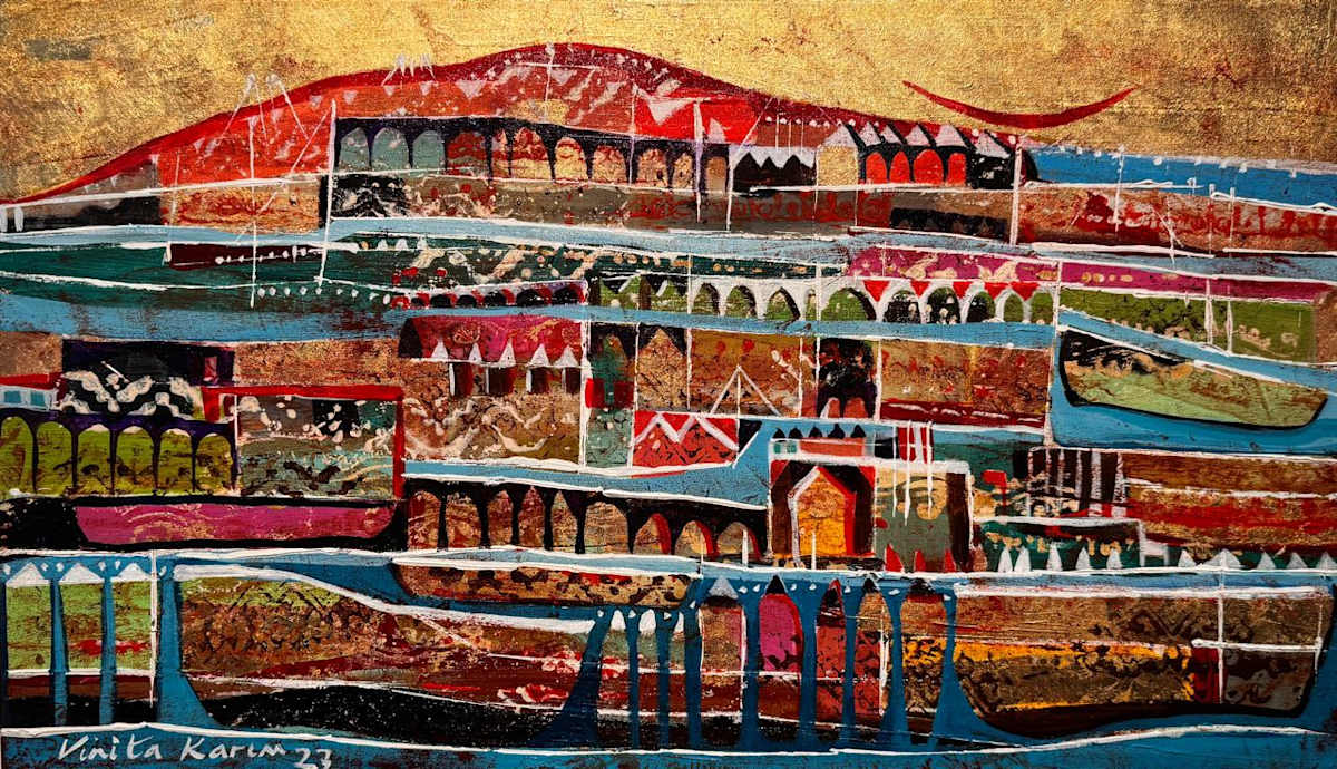 The Blue Lake by Vinita Karim, Image 1.