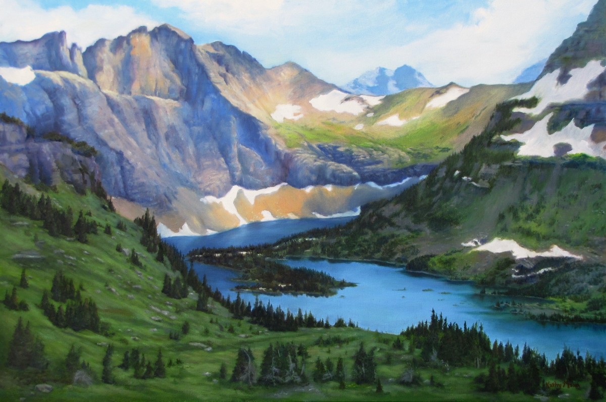 High Mountain Lake by Kathy Mann 