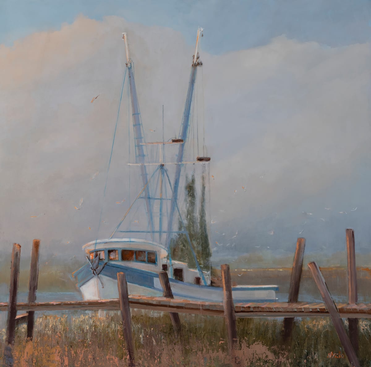Low Country Dock by Donna Lee Nyzio 