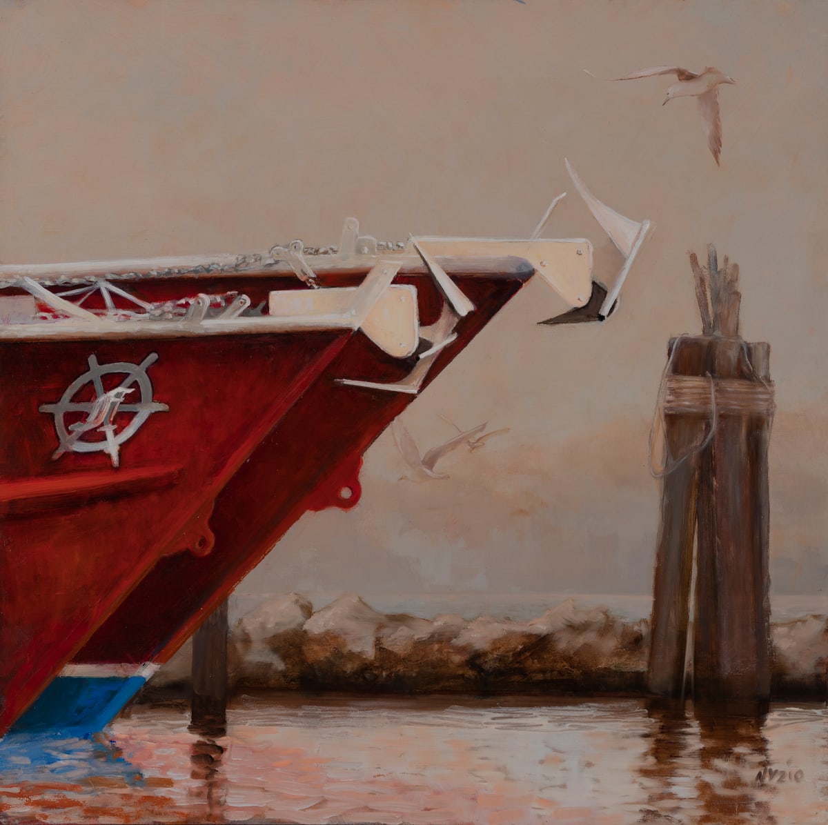 Big Red Boats by Donna Lee Nyzio 