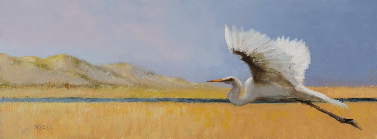 Golden Egret by Donna Lee Nyzio 