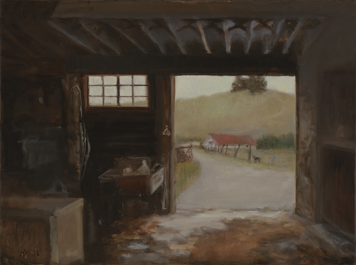 In the Barn by Donna Lee Nyzio 