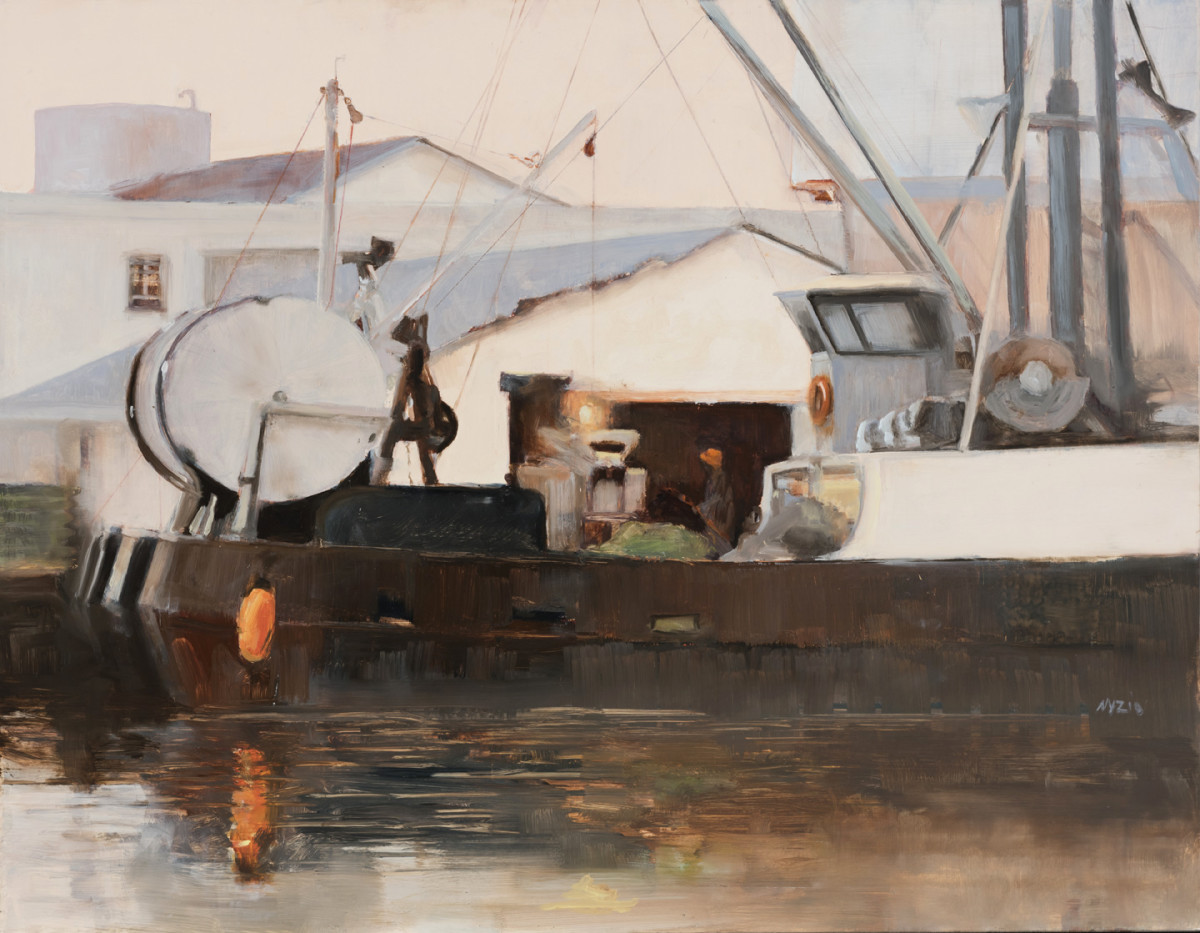 Orange Hat by Donna Lee Nyzio 