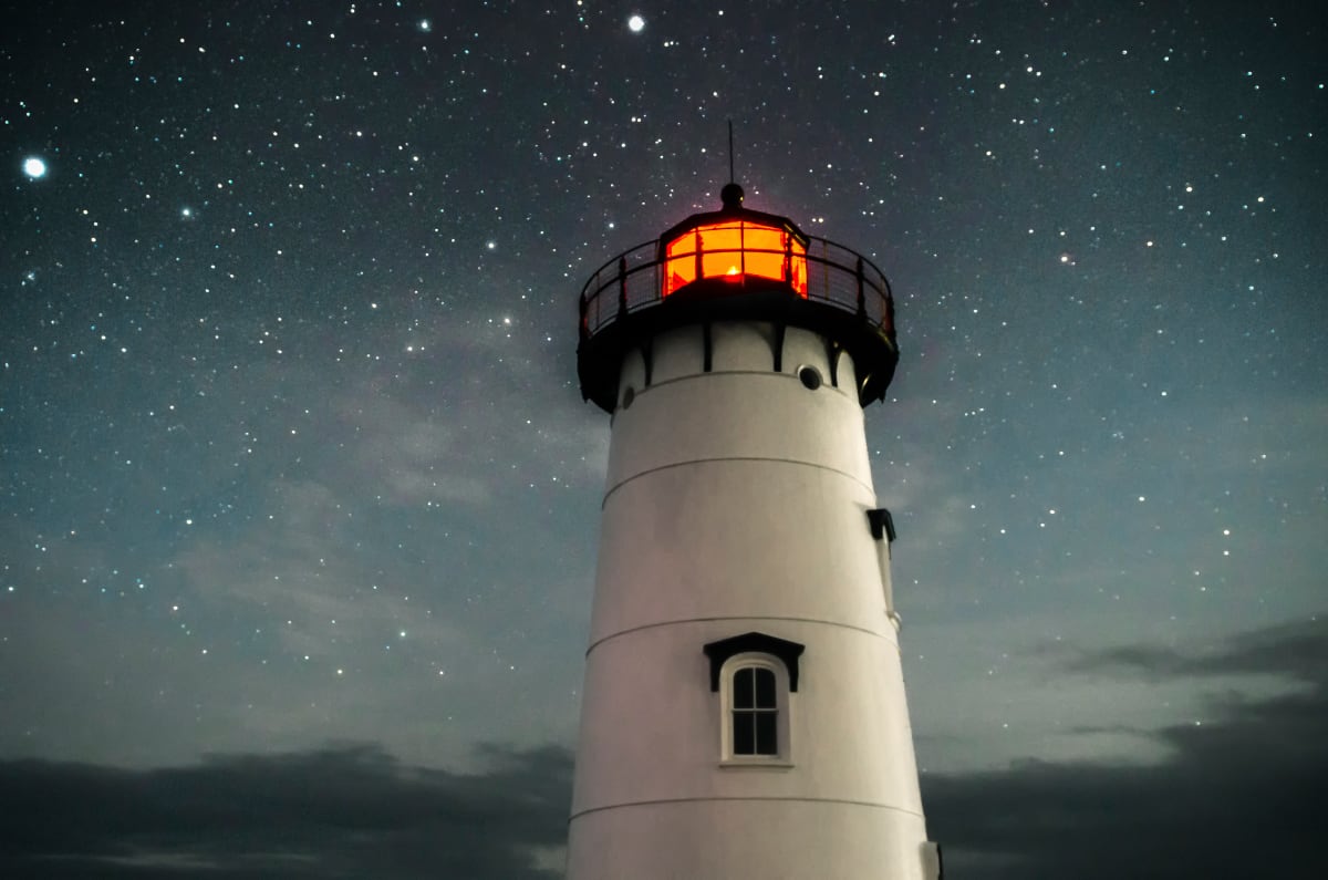 Edgartown Harbor Light 2014 by Rob Skinnon 