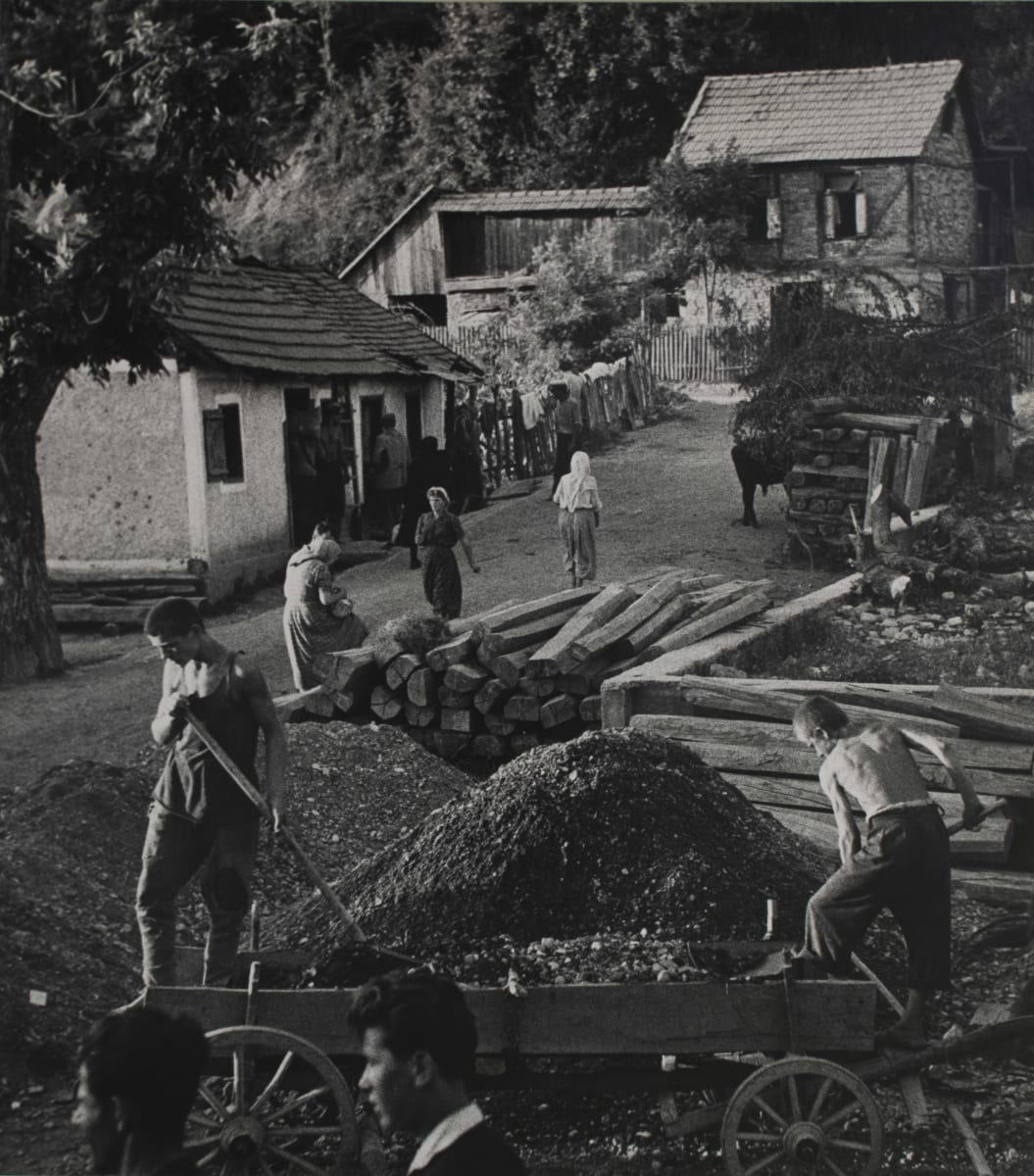 Roumanian Village 1956 by Edward R. Miller 