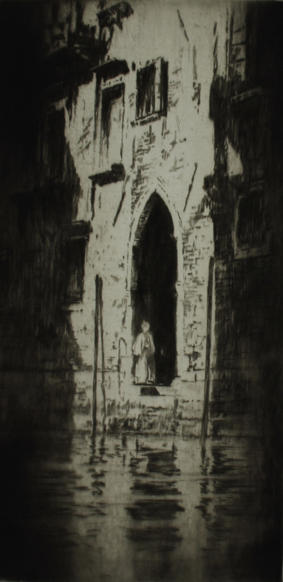 Dark Doorway, Venice by Levon West (Ivan Dmitri) 