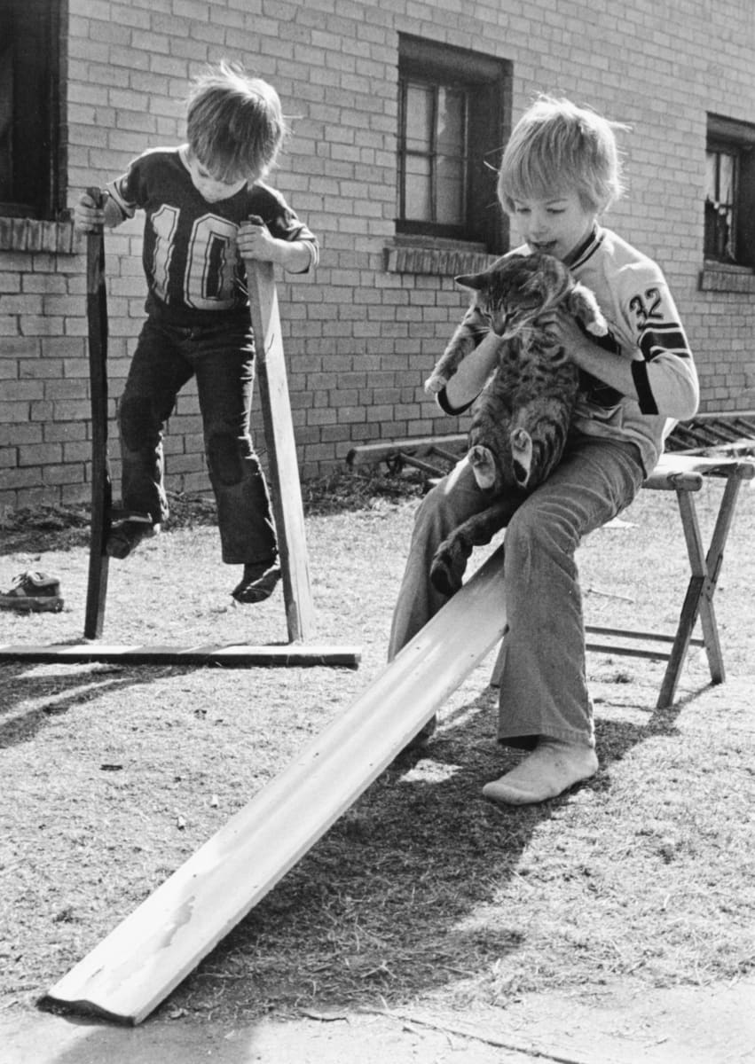 Boys in the Backyard by Kay Weed 