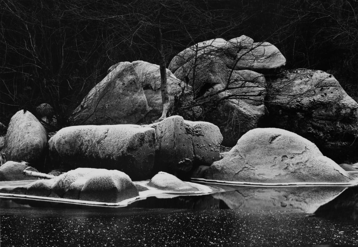 Frost Covered Boulders, Yosemite, CA by John  Sexton 