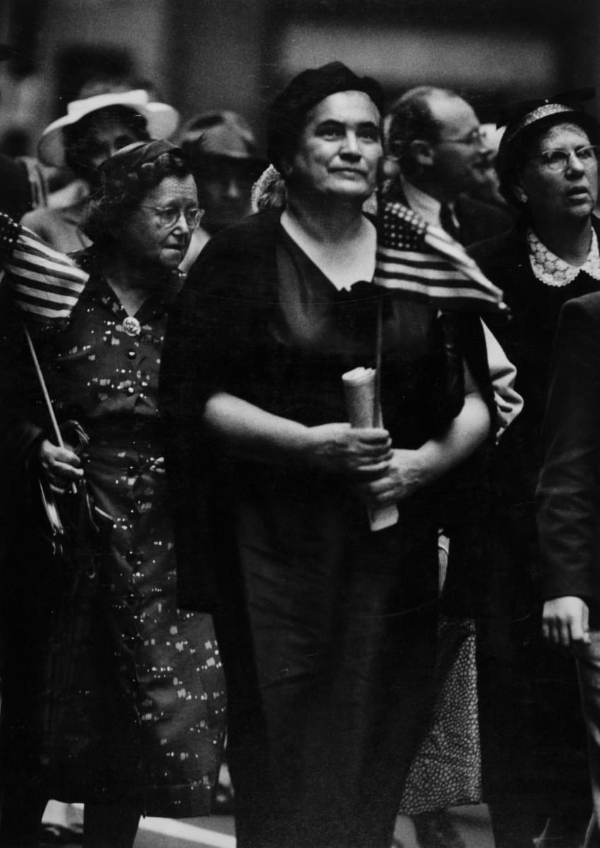 People Watching Parade, N.Y. by Ken Heyman 