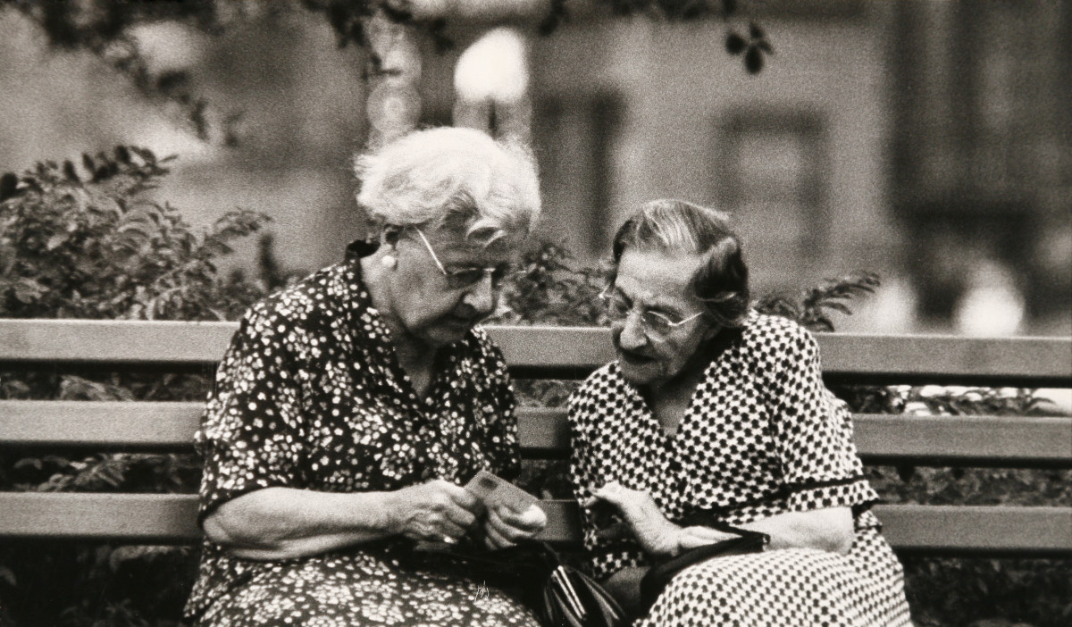 Park Bench, N.Y.C. by Ken Heyman 