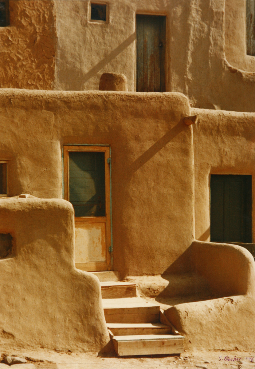 Pueblo Façade by Steve Blecher 