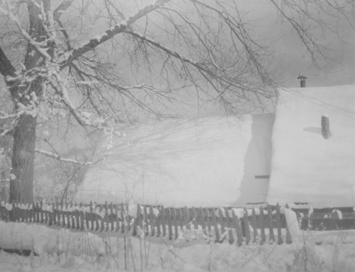 Winter Roofs by R. Ewing Stiffler 