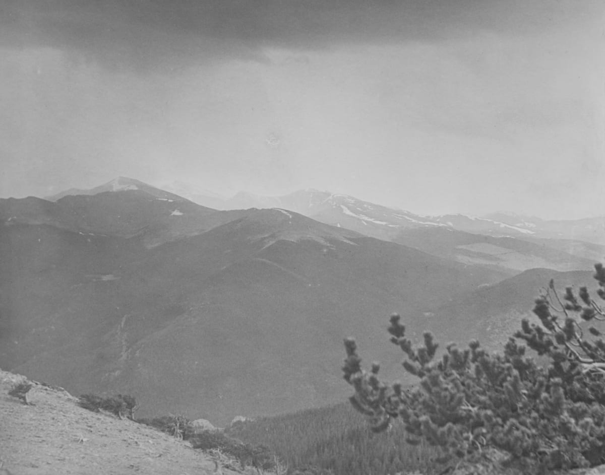 Rain on Mount Evans by R. Ewing Stiffler 