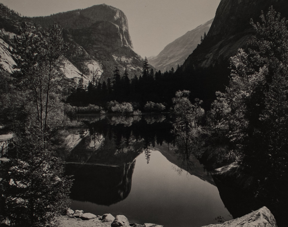 Mirror Lake by Ansel Adams 