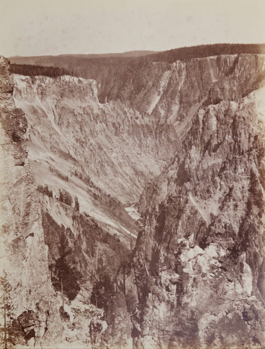 Grand Canyon of Yellowstone by William H. Jackson 