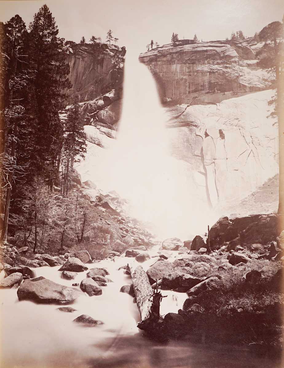 Nevada Falls, 605 Feet by Carlton Watkins, Image 1.