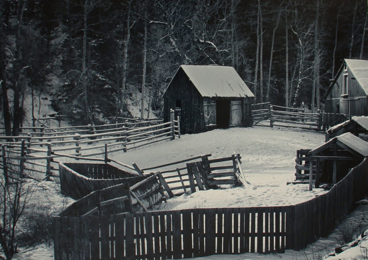 Crawford Gulch Corral ca. 1965 by Cliff Cobb, Image 1.